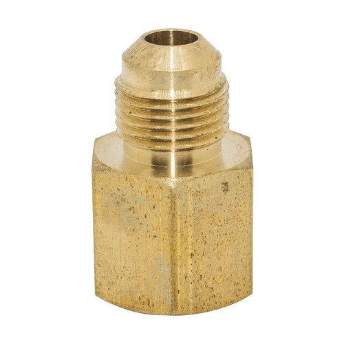 Thrifco 6946017 #46 1/2 Inch x 3/8 Inch Brass Flare FIP Adapter
