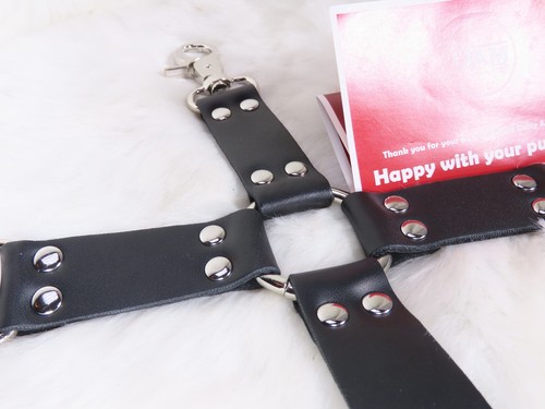 HOG TIE RESTRAINT / BONDAGE CROSS / FETISH, Wrist Ankle restraints, BDSM, Goth - Picture 4 of 4
