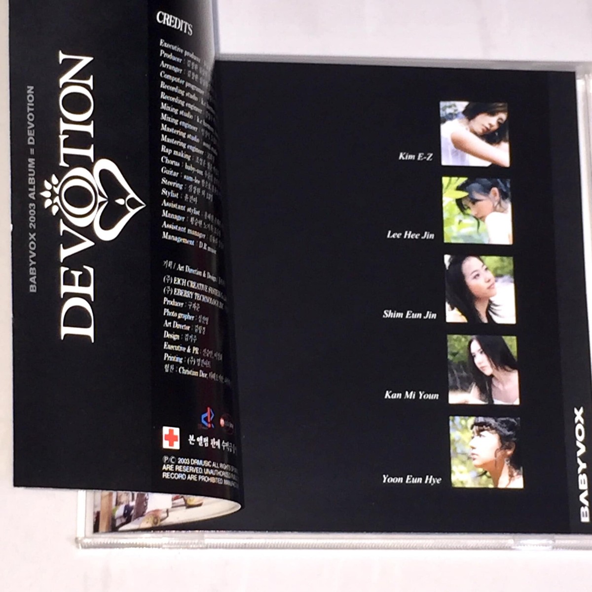 Baby VOX V.O.X 2003 Devotion Taiwan Edition 14 Track CD