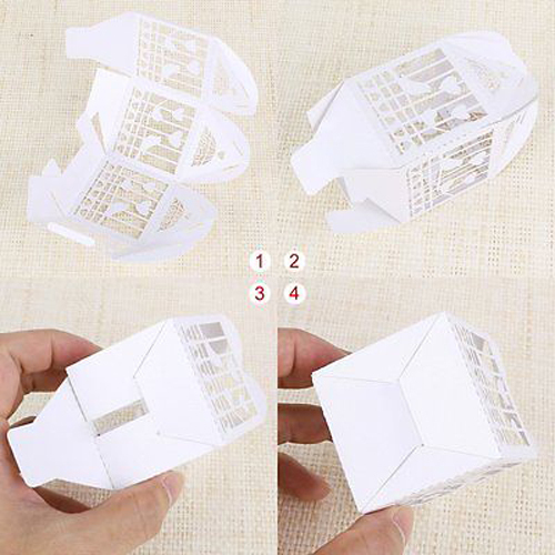 10 Wedding Christening Baby Shower Party Gift Favour Bomboniere Box Ribbon Table - Picture 37 of 42