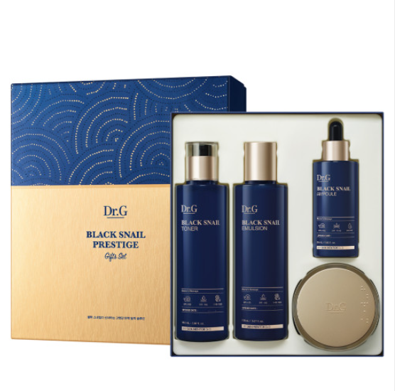 Dr.G Black Snail Prestige 4-Piece Full Set - Toner, Emulsion