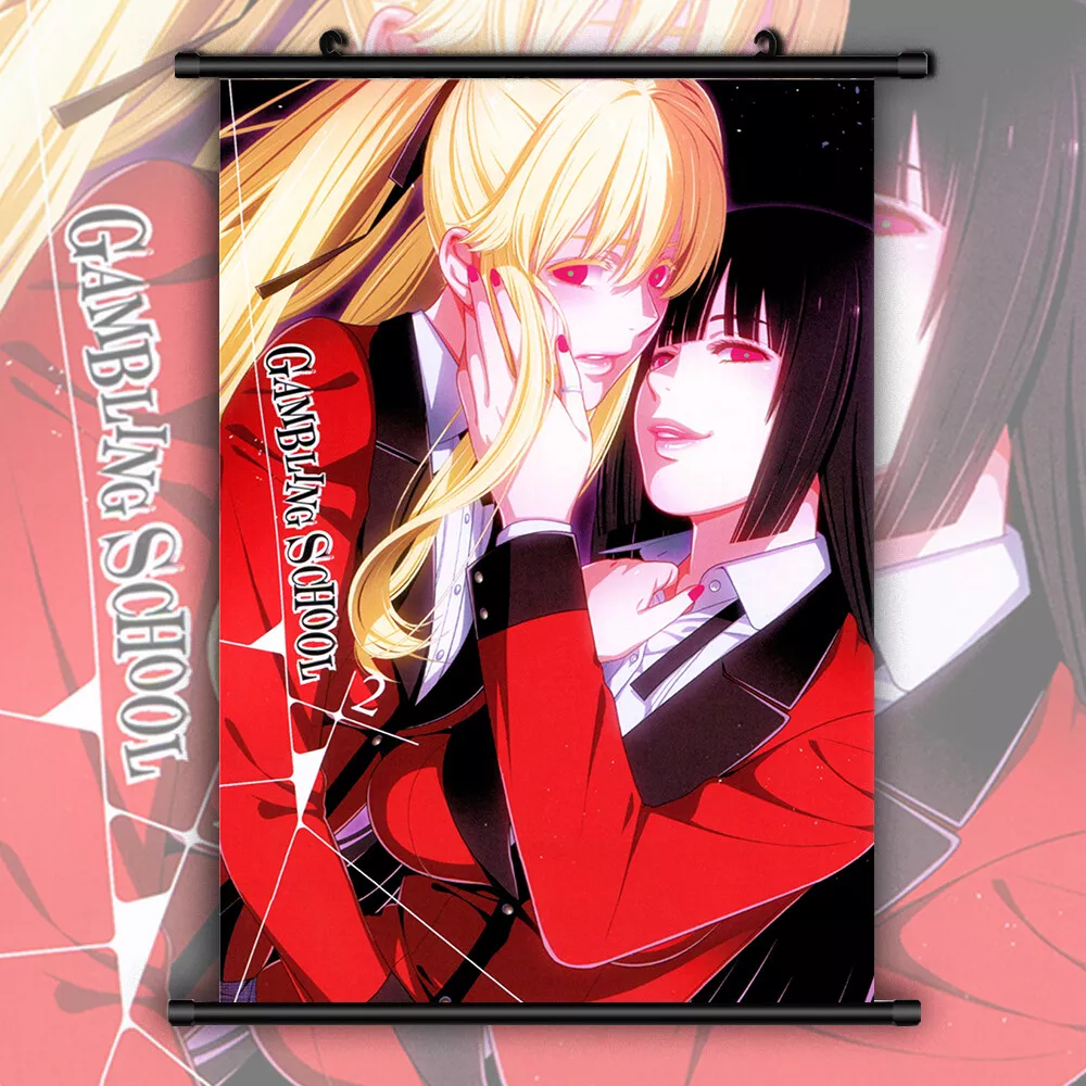 Yumeko Jabami gambling school, kakegurui, anime manga girl | Poster