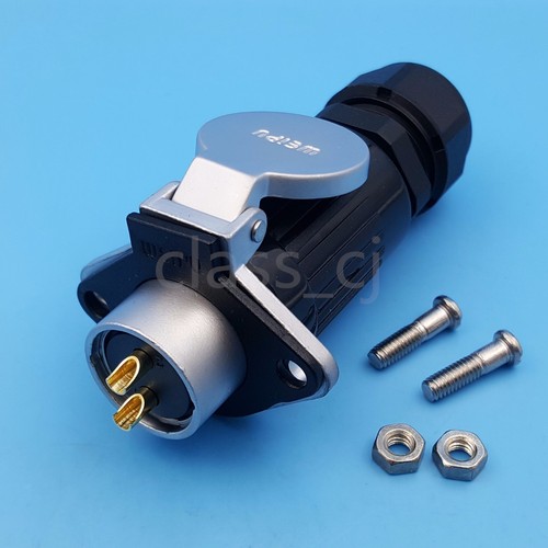 WEIPU WP20 2Pin Waterproof Chassis Panel Mount Aviation Plug Cable Connector - Picture 1 of 5