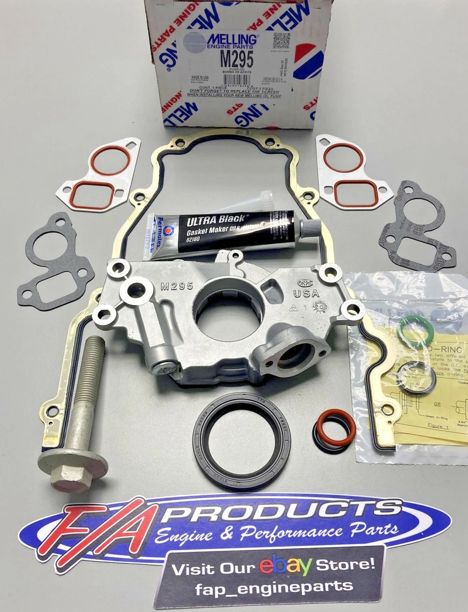 Bomba De Aceite Melling M55 Para Chevrolet V8 - Compatible Con Bloques Pequeños 265 A 400