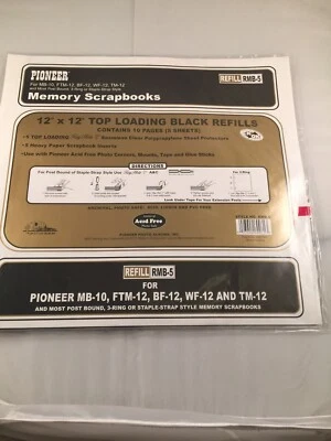 Pioneer Memory Scrapbooks 12X12 5 Sheets Refill Pages Top Loading - Image 1 of 4