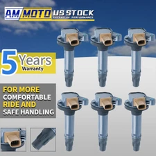 6PCS Ignition Coil For Ford Taurus SHO Flex Lincoln MKS MKT V6 3.5L UF612 DG524