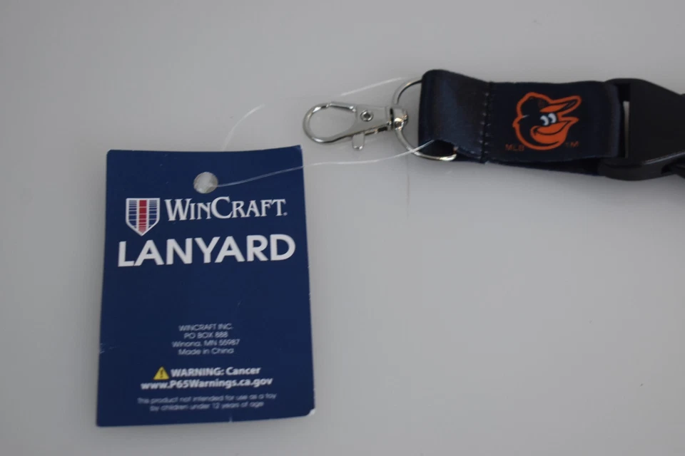 Baltimore Orioles Lanyard Wincraft Officially Licensed Buckle Keyring - Image 2 of 4