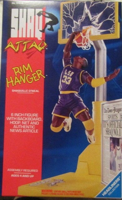 1993 Vintage Kenner Shaq Attaq Reverse Jam Shaquille OâNeal Action Figure Statue | eBay