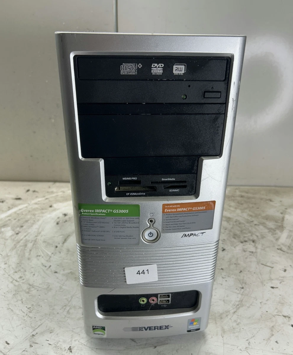 美品☆Everex IMPACT GE6315J デスクトップパソコン Everex PC Desktops & All-In-One Computers for sale | eBay