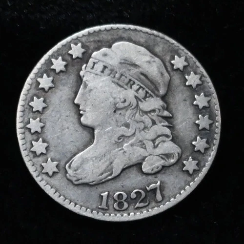 1827-P Capped Bust Dime — photo from the most recent tracked eBay sale