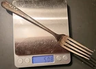 ANTIQUE INTERNATIONAL BLOSSOM TIME STERLING SILVER FORK 50.8g