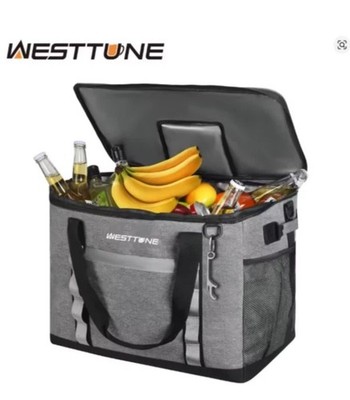 WESTTUNE 75-Can Collapsible Soft Cooler Bag Leakproof Portable for Camping Trave