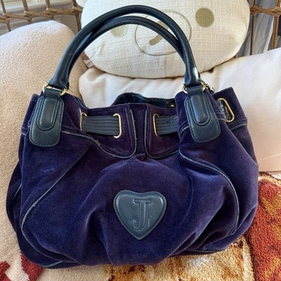 💙2010💜 Juicy Couture Freestyle Scottie Hobo – Navy with Pink