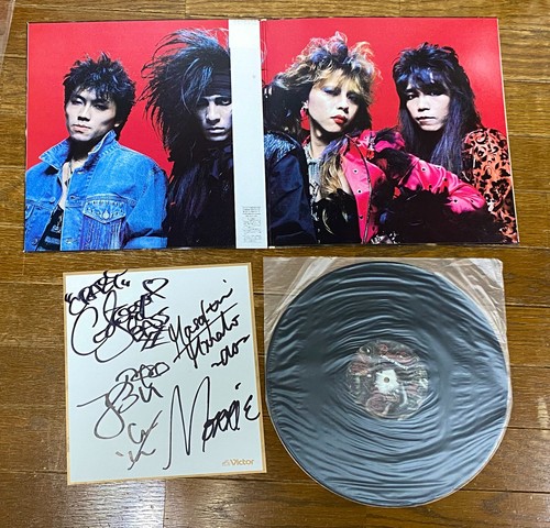 DEAD END - Ghost Of Romance 1987 Japanese METAL LP w/Autograph, Obi VIH-28302 - Picture 3 of 5