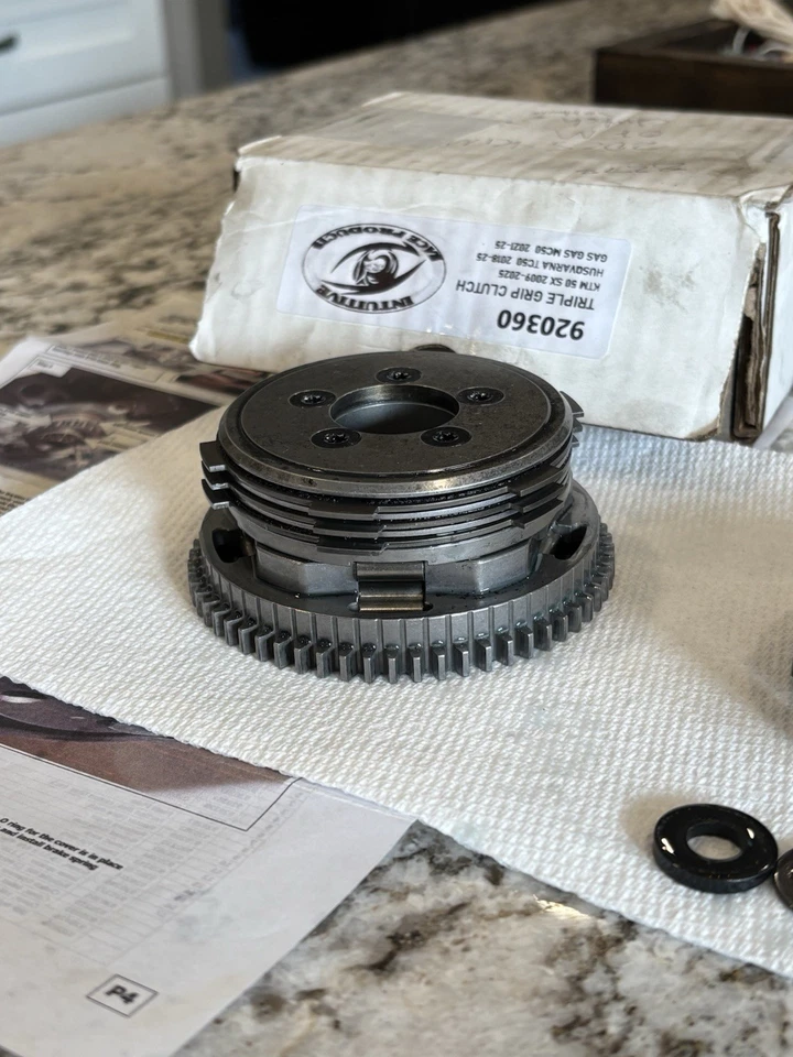 Embrague de carreras de 3 discos KTM SX50 IRP 09-25 Husq TC 50 17-25 gasolina gas MC 21-25 KTM 50 Foto 3 de 3