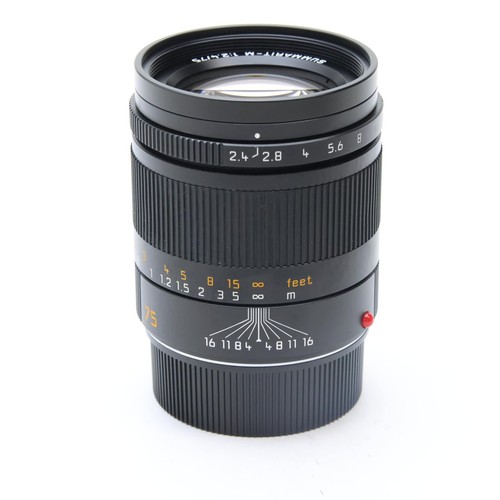 Leica Summarit M75mm F/2.4 Black #148