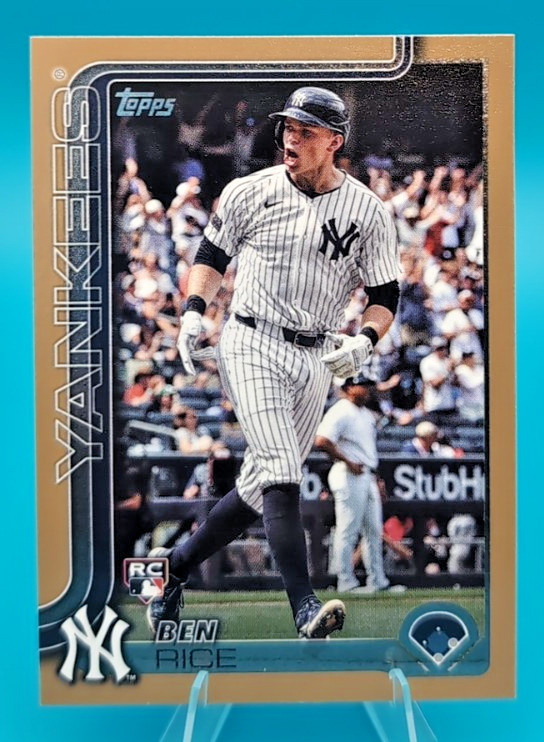 2025 Topps Series 1 - Ben Rice #337 Gold /2025 - Rookie Card