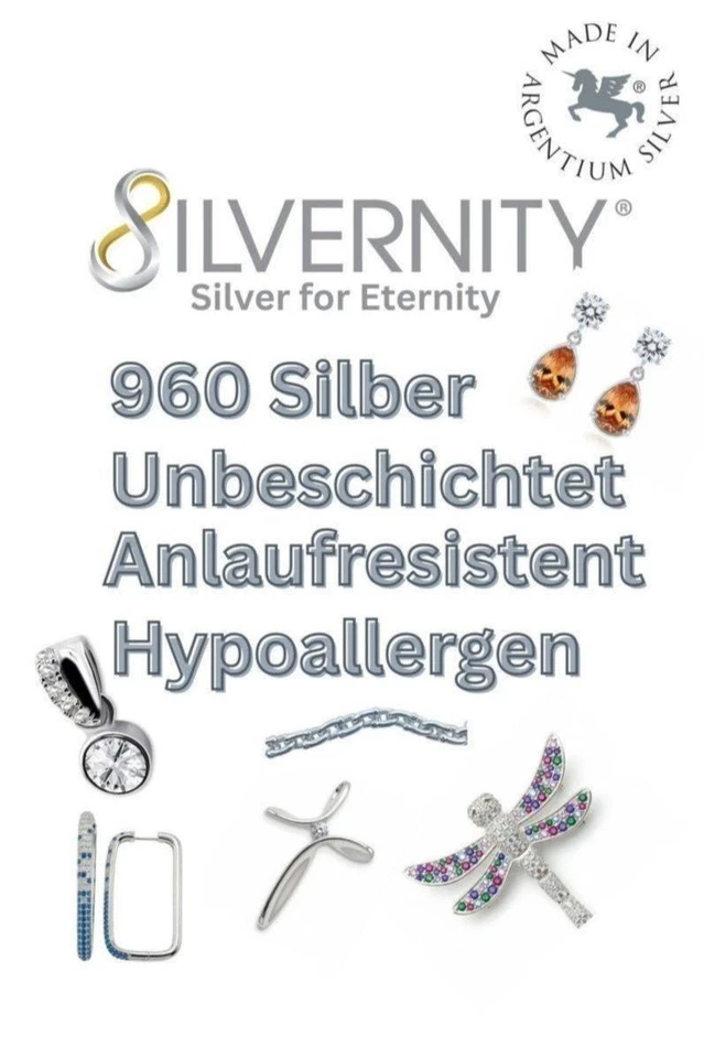 960er Argentium Silber Komplettset`s UVM