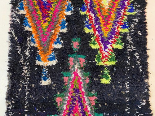 Traditionnel Moroccan Runner Rug ,Mid Century Modern Rug,Boho Chic Rug, 2'5x9'ft - Picture 3 of 12