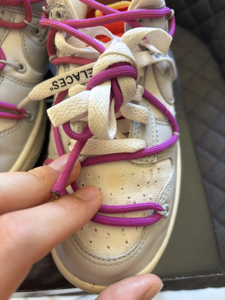 Nike Dunk Low Off White Lot 45  - Photo 4/4