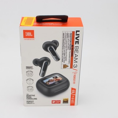 JBL Live Beam 3 True Wireless Bluetooth Earbuds - Black