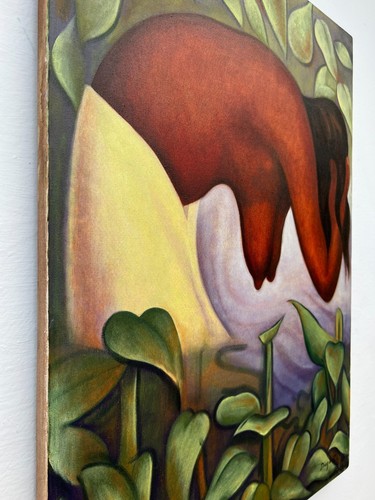 Diego Rivera (Handmade) Oil On Canvas Painting Signed & Stamped 20 X 28 inches - Picture 9 of 9