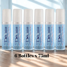 Dr Mist Natural Aluminum Free Deodorant Spray Removes Body Odor 75ml X 6 Bottles
