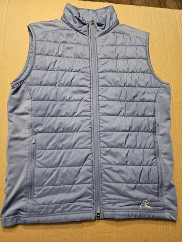 RHOBACK MENS FULTON PERFORMANCE BLUE PUFFER VEST SMALL  - product listing photo