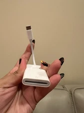 NEW - White USB - C Card Reader, Unused, Mint Condition