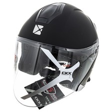 CKX Razor Open Helmet Matte Black Double Lens...