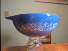 Vintage Pyrex Mixing Bowl Dark Blue Colonial Mist Cinderella 444 See Description