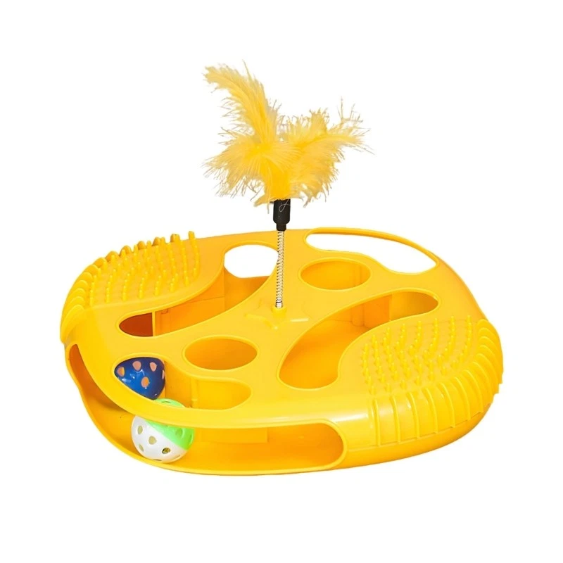 Intelligence Enhancing Puss Entertainment Toy on Innovative Track Shih tzus