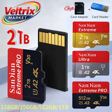 Scheda Micro SD 1TB 512GB 256GB 128GB Extreme Pro U3 V60 4K Alta Velocità