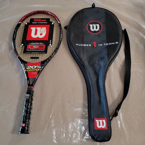 WILSON Ultra Classic TITANIUM TENNIS RACKET Soft Shock LG SWEET SPOT 4 3/8 Grip - Picture 1 of 15