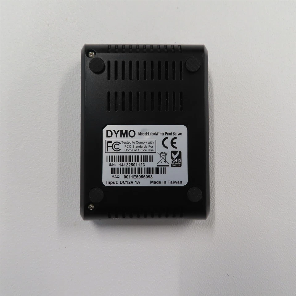 Servidor de impresión de grabadora de etiquetas DYMO con grabadora de etiquetas de alimentación de 12 V KC301 KC 301 Foto 3 de 4