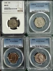 Washington Quarters Silver - PCGS & NGC MS Set Of 4