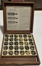 VTG KINGSLEY HOT FOIL Stamping Print type letters 18PT Lowercase