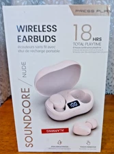 Soundcore NEW IN BOX 3 Piece Set Nude Wireless Earbuds 18 HRS Total Playtime