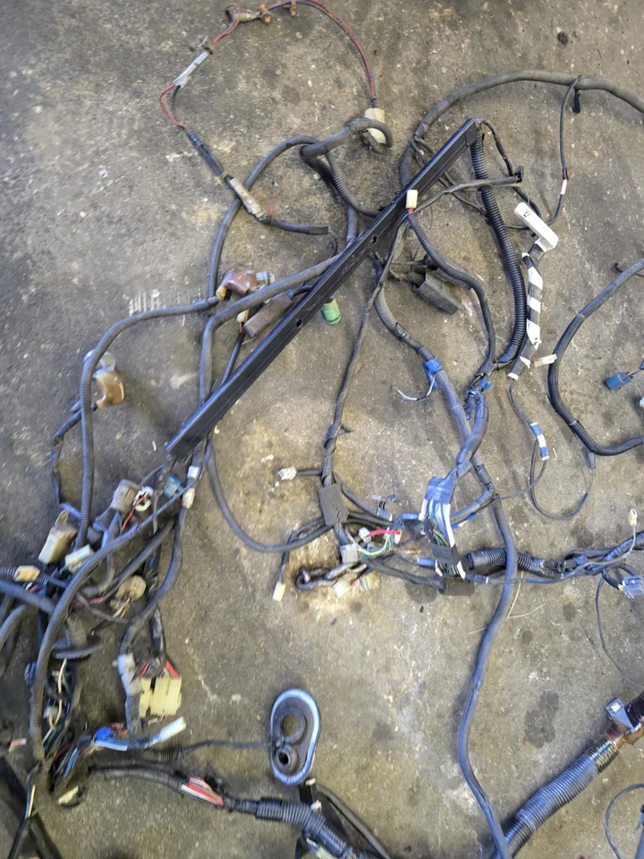 90-91 Honda Civic SEDAN DX Dash Chassis Wiring Harness Oem M/T FRONT TO BACK - Image 3 of 4