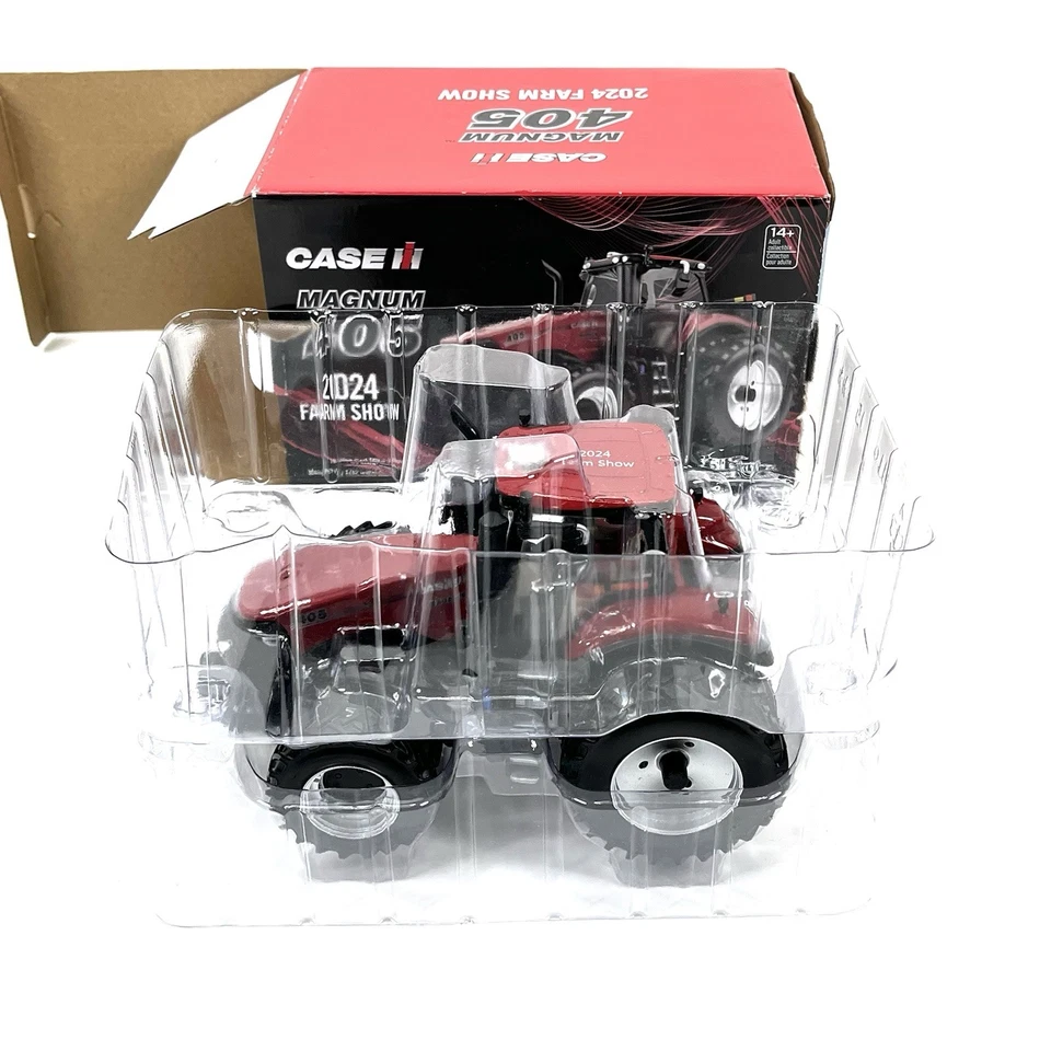 CASE IH 2024 FARM SHOW Edition 405 MAGNUM 1/32 Scale Diecast Tractor ERTL Tomy - Image 4 of 4
