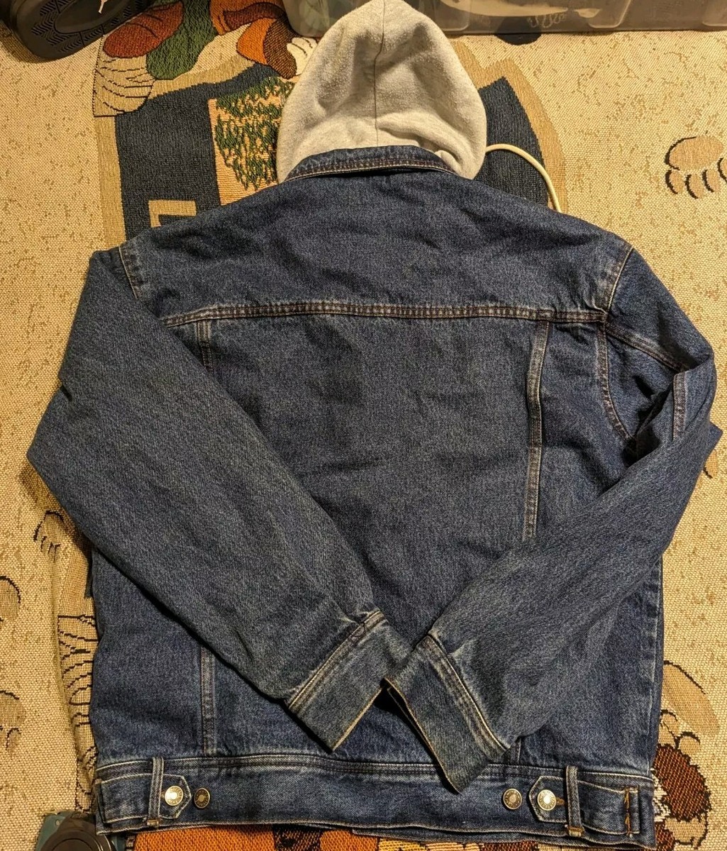 VINTAGE Todays News Jacket Men's L Hooded Sweatshirt Lined VINTAGE Todays News Jacket Men's L Hooded Sweatshirt Lined