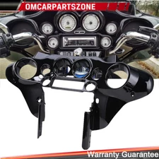 Vivid Black Batwing Inner Fairing For 96-13 Harley Touring Electra Street Glide