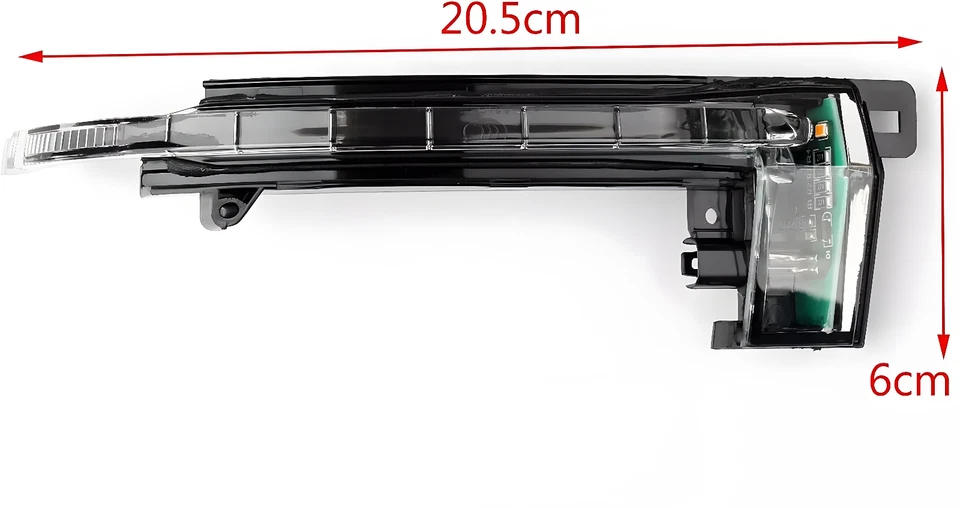 PassengeSide Mirror Turn Signal Light lens Fit For Audi A4 A5 S4 S5 RH 2013-2016 Foto 4 de 4