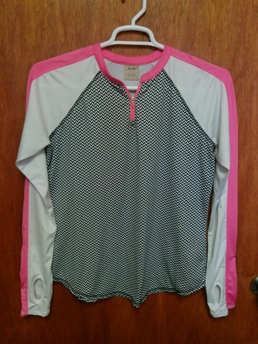 Damen Jofit Polo LS Bluse Shirt Top Größe L