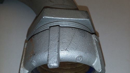 THOMAS & BETTS 3" FITTING VERBINDER EISEN FLÜSSIGKEITSDICHT ROHRBOGEN 90° GEWINDE - Bild 7 von 7