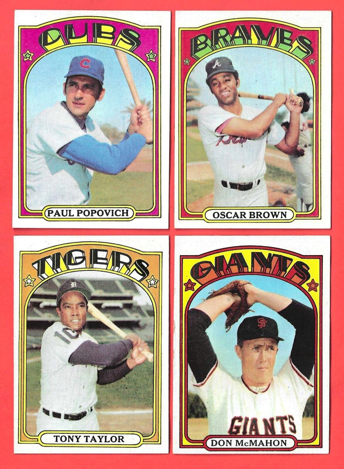 1972 Topps baseball mid-range set break 404-601 - You Pick 'Em - Picture 225 of 424