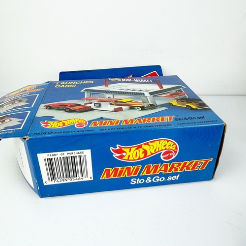 Set Sto&Go Vintage Hot Wheels Edizione Speciale Getty Station Mini Market con Auto - Foto 12 di 17