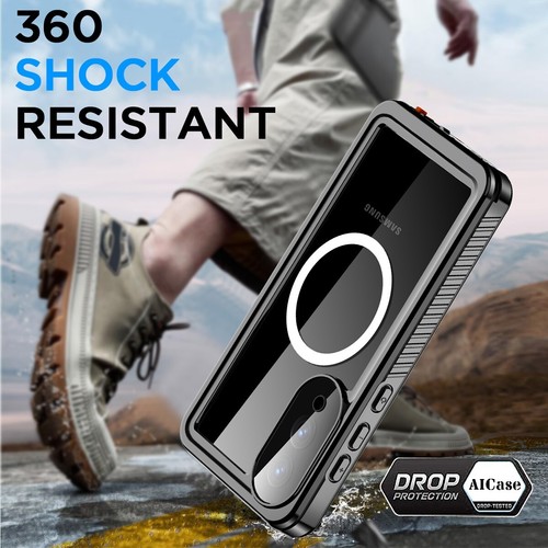 MagSafe Magnetic Case For Samsung Galaxy S25 Edge Waterproof Shockproof Cover - 第 5/10 張圖片