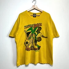 Vintage 1998 Jamaica Reggae Boyz France 98 T-shirt M World Cup Soccer