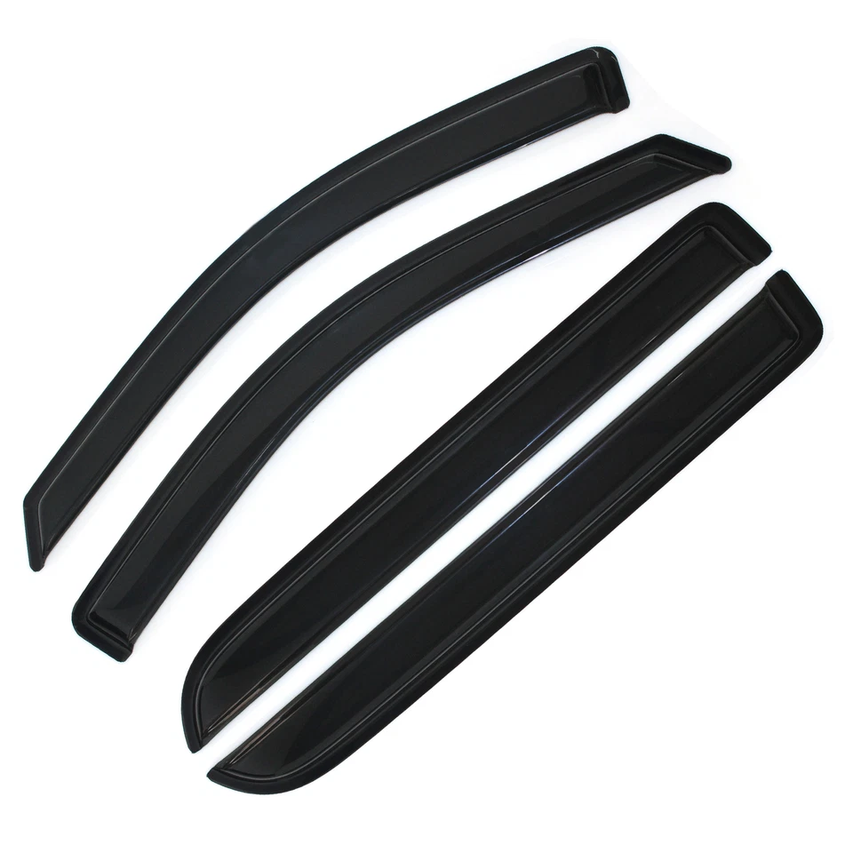 Window Vent Visor Deflector for 04-08 Ford F-150 Crew Cab, 06-08 Lincoln Mark LT Foto 2 de 4